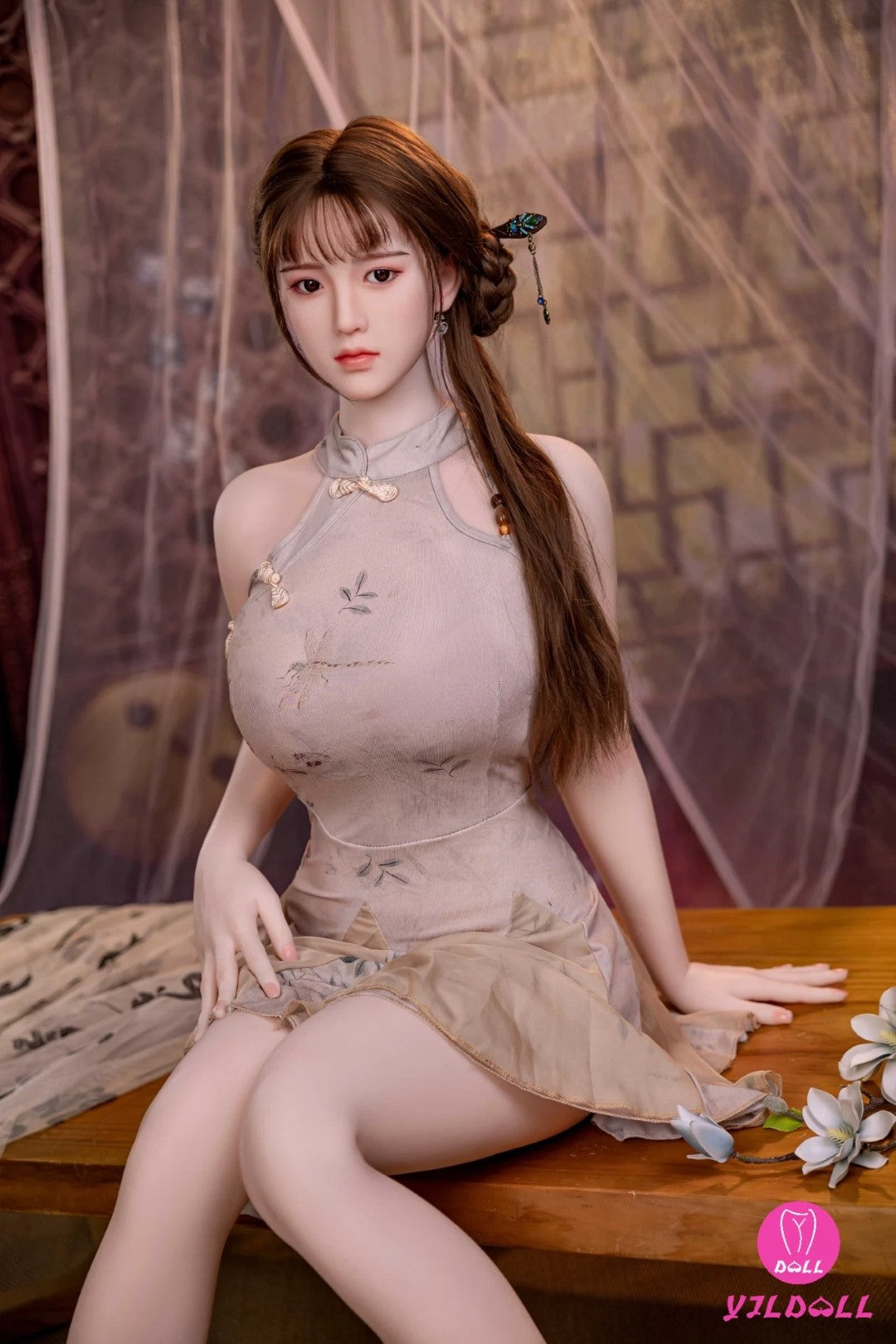 Emmy-sekspop (YJL Doll 165 cm D-cup #396 TPE+siliconen)