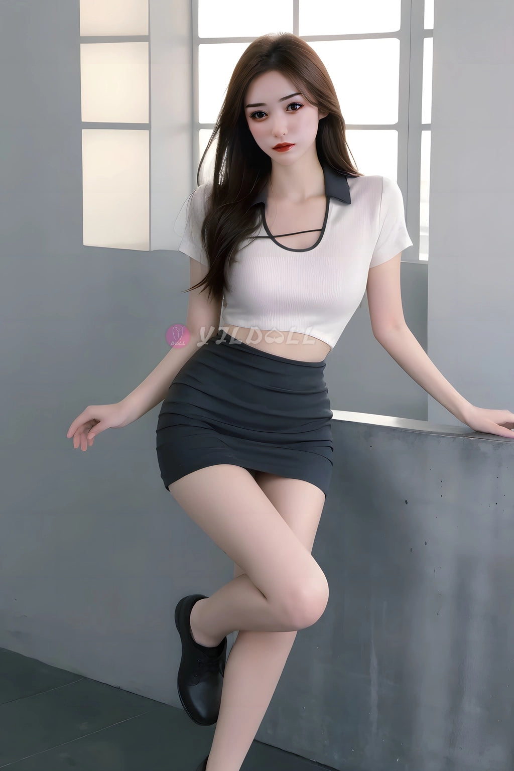 Wei Ling-sekspop (YJL Doll 155 cm C-cup #879 siliconen)