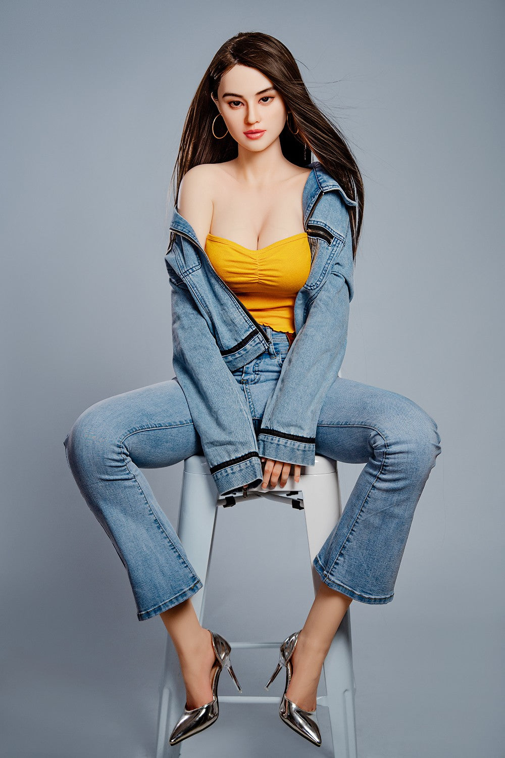 Kristallen sekspop (HRDoll 165 cm C-cup #R13 siliconen)