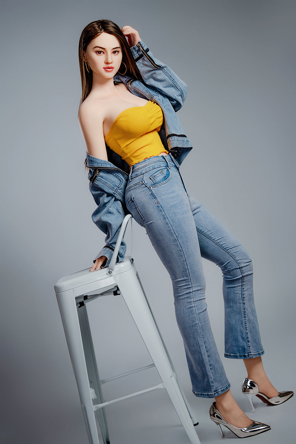 Kristallen sekspop (HRDoll 165 cm C-cup #R13 siliconen)