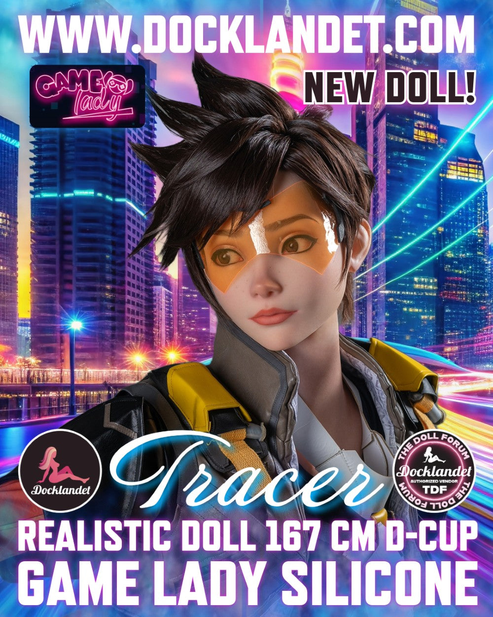 Tracer Sex Doll (Game Lady 167cm D-Kupa No.29-1 Silicone)