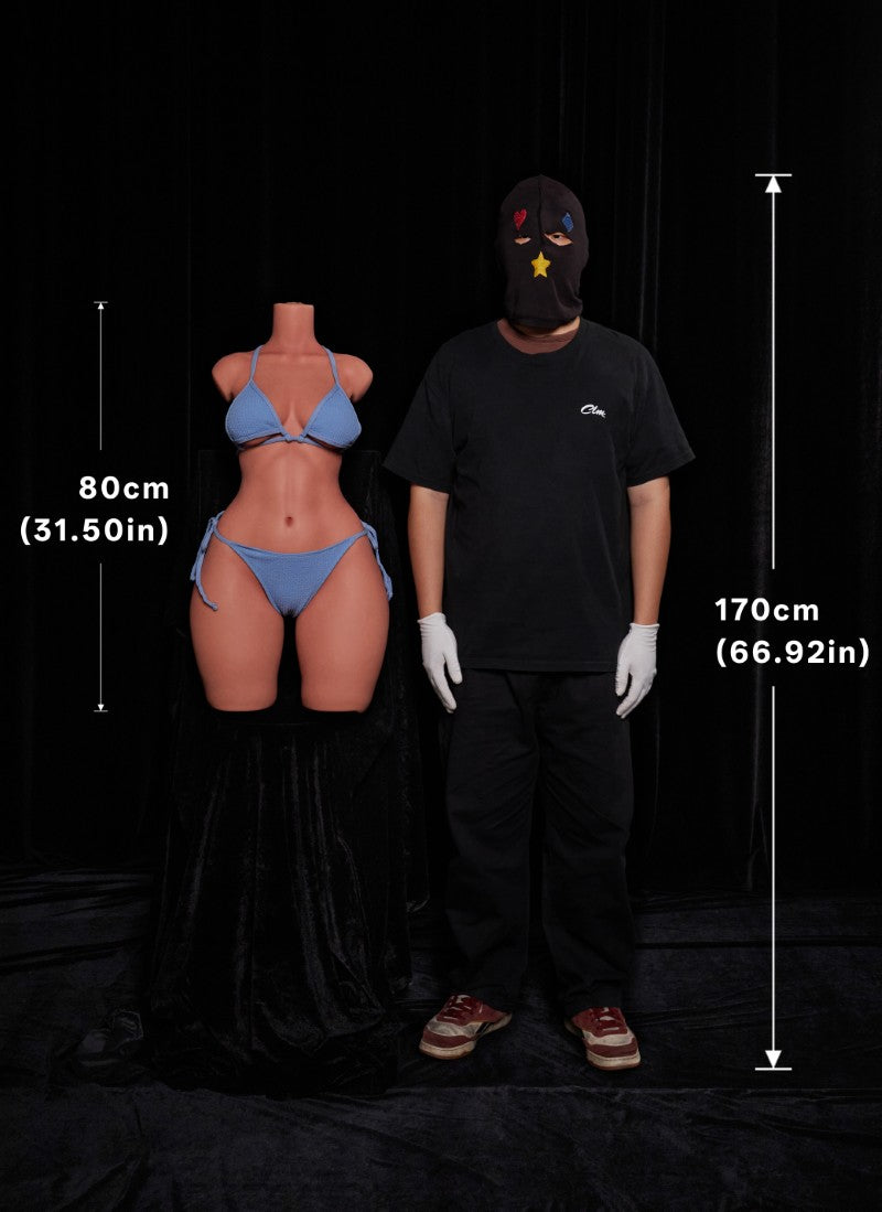 Sport Torso Sexdocka (Climax Doll ULW 80cm E-kupa Silikon)