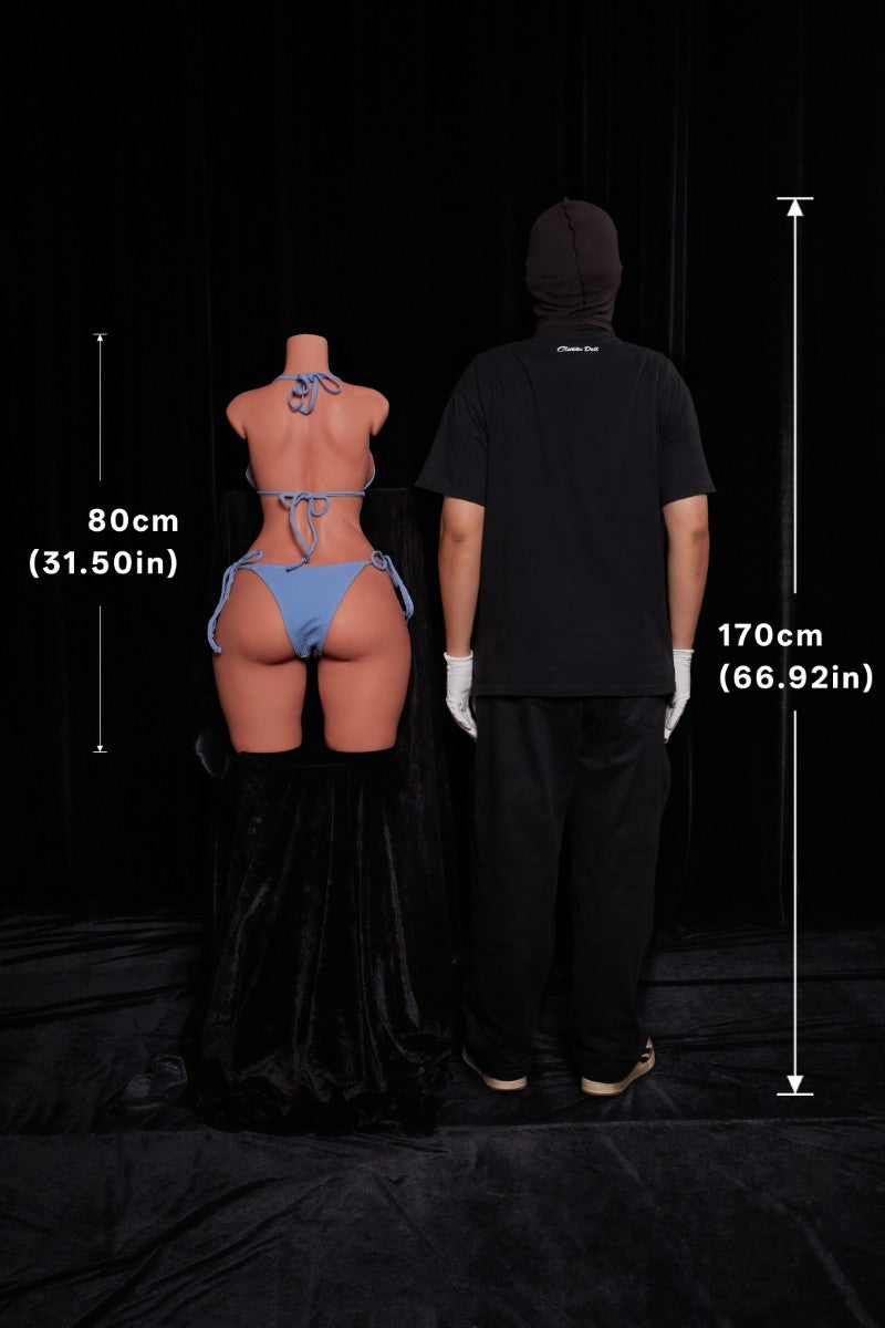 Sport Torso Sexdocka (Climax Doll ULW 80cm E-kupa Silikon)