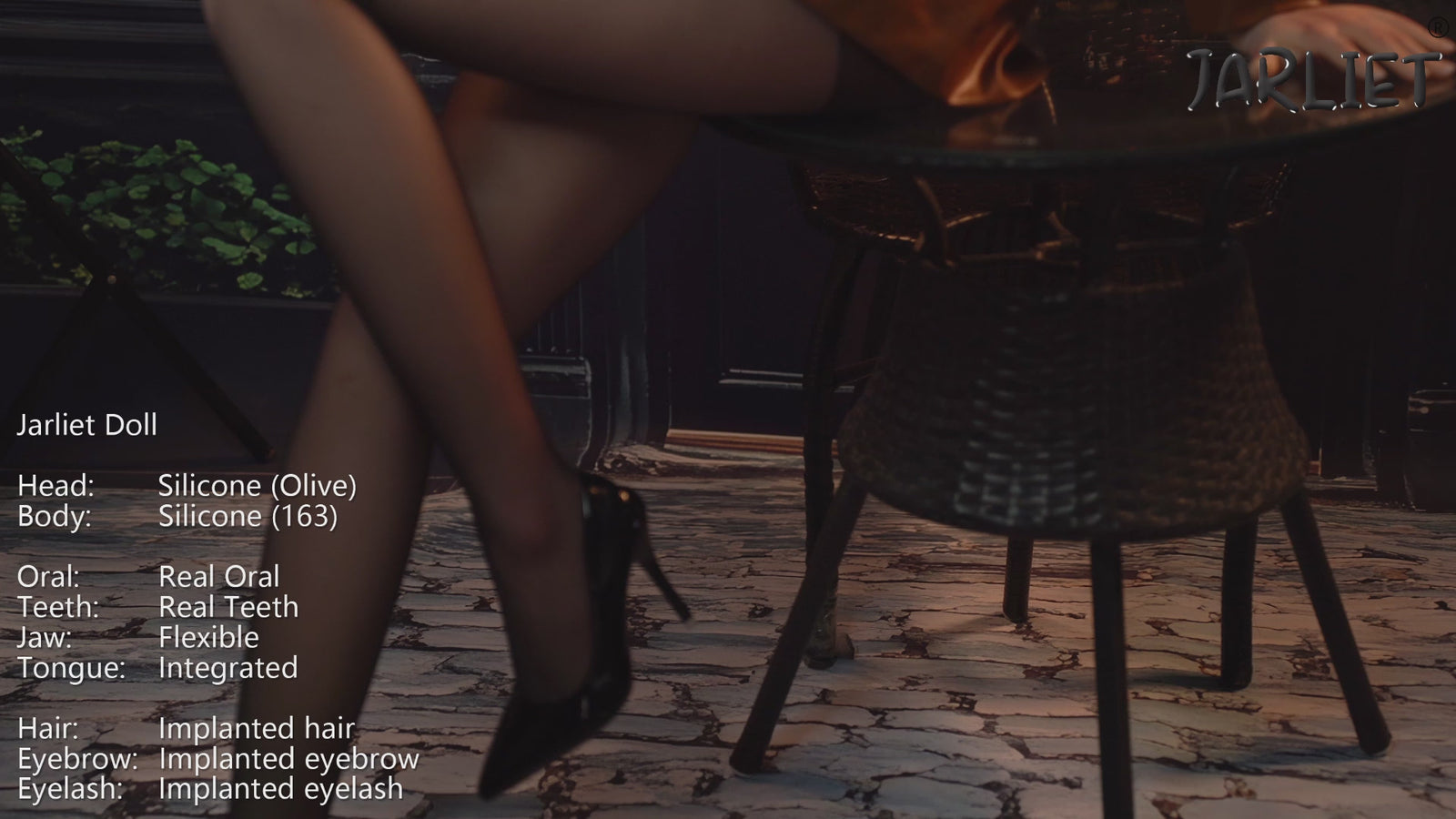 Olijf sekspop (Jarliet 163 cm D-cup siliconen)