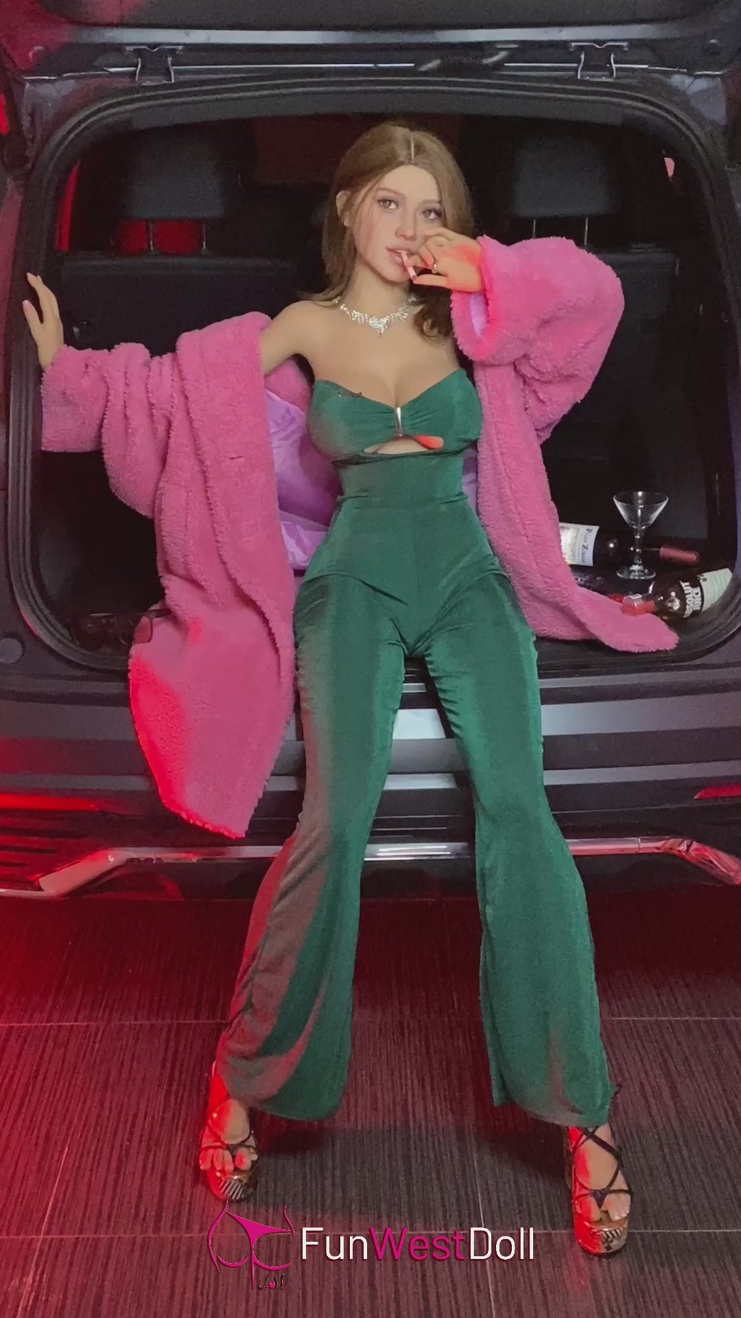 Roos sekspop (FunWest Doll 155 cm F-cup #043 TPE)