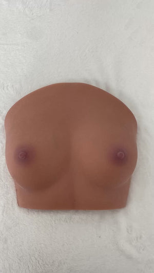 Borsten (en) torso sex pop (Climax Doll Pro a-cup siliconen)