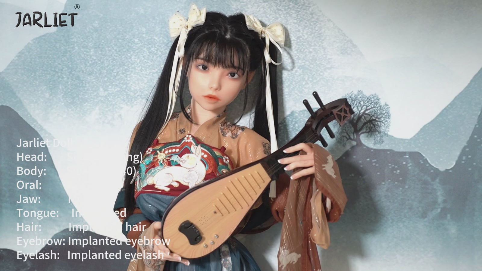 Qing 2 sekspop (Jarliet 140 cm C-cup siliconen)