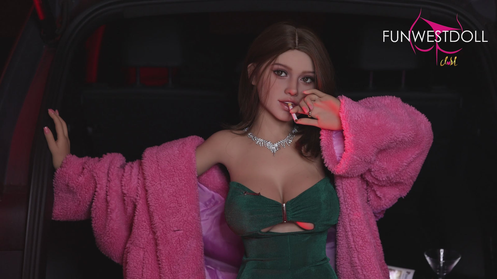 Roos sekspop (FunWest Doll 155 cm F-cup #043 TPE)