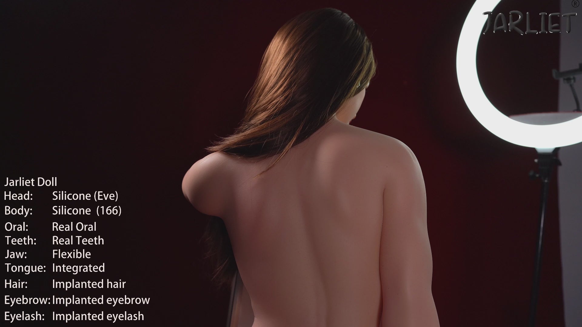 Eva sekspop (Jarliet 163 cm E-cup siliconen)