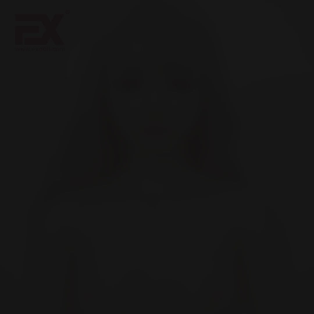 Robijnrode sekspop (EXDoll 155 cm A-cup #Utopia siliconen)