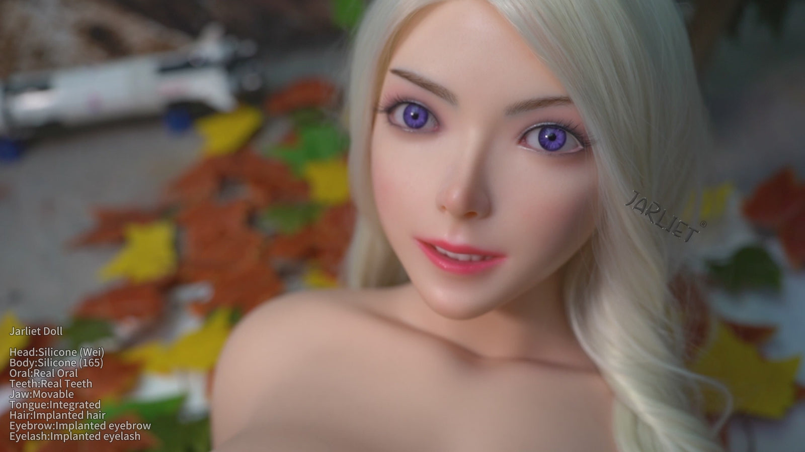 Wei-sekspop (Jarliet 165 cm C-cup siliconen)