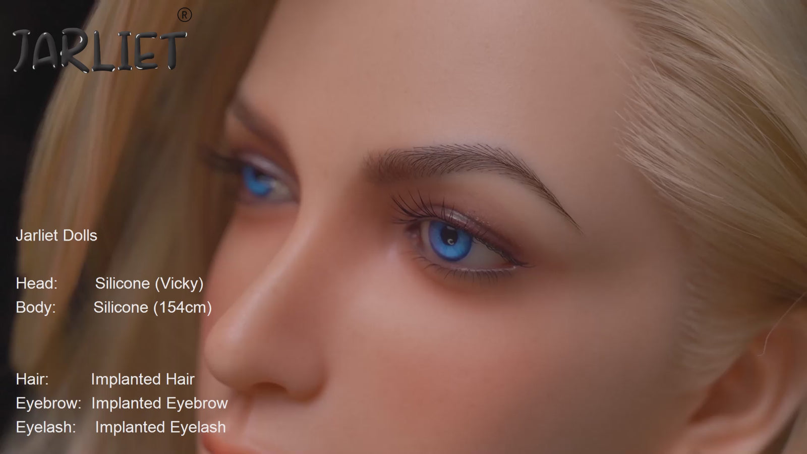 Vicky sekspop (Jarliet 154 cm C-cup siliconen)