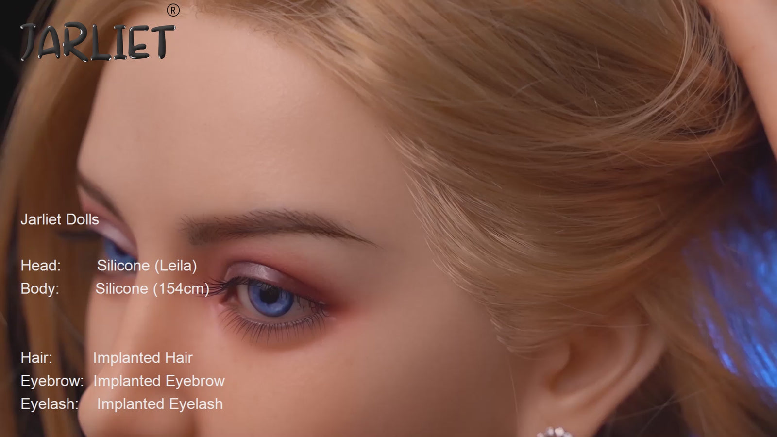 Leila sekspop (Jarliet 154 cm C-cup siliconen)