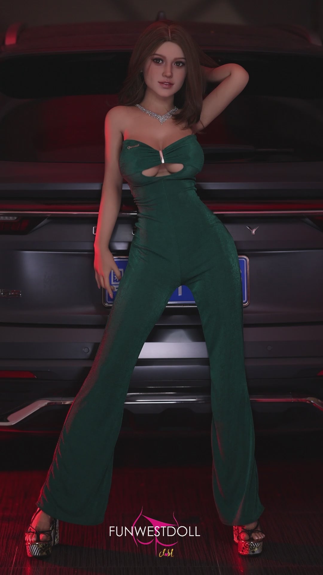 Roos sekspop (FunWest Doll 155 cm F-cup #043 TPE)