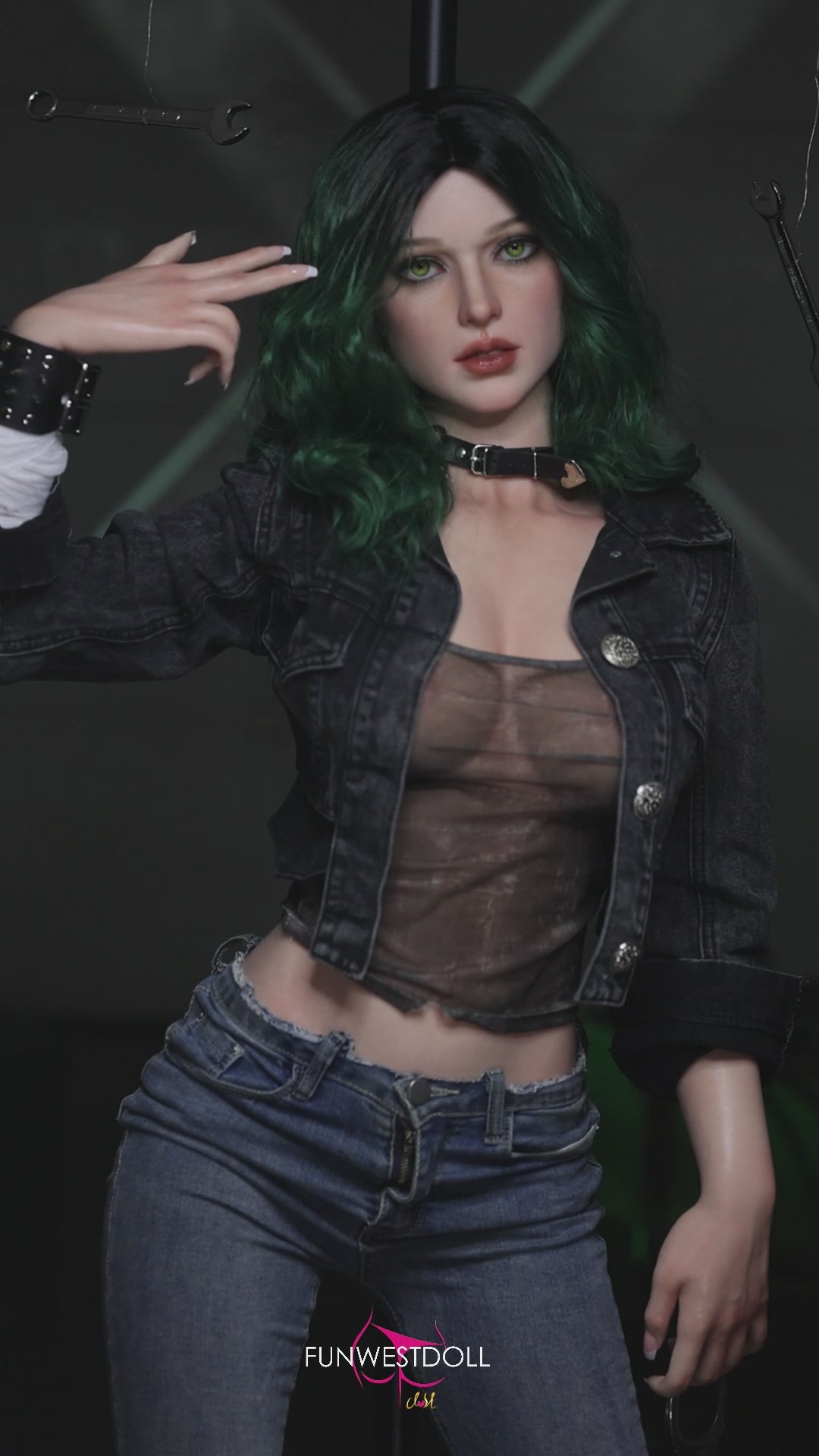 Alexa-sekspop (FunWest Doll 157 cm D-cup #045S siliconen)