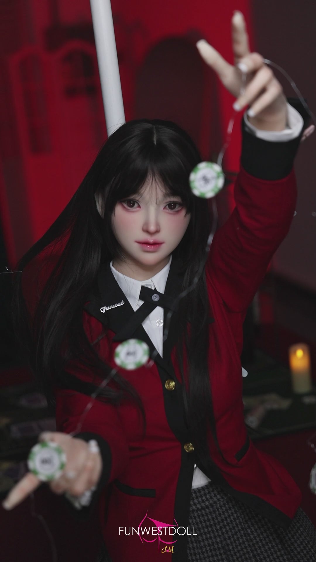 Yumeko Jabami Sex Doll (FunWest Doll 159cm A-Cup #038S Silicone)