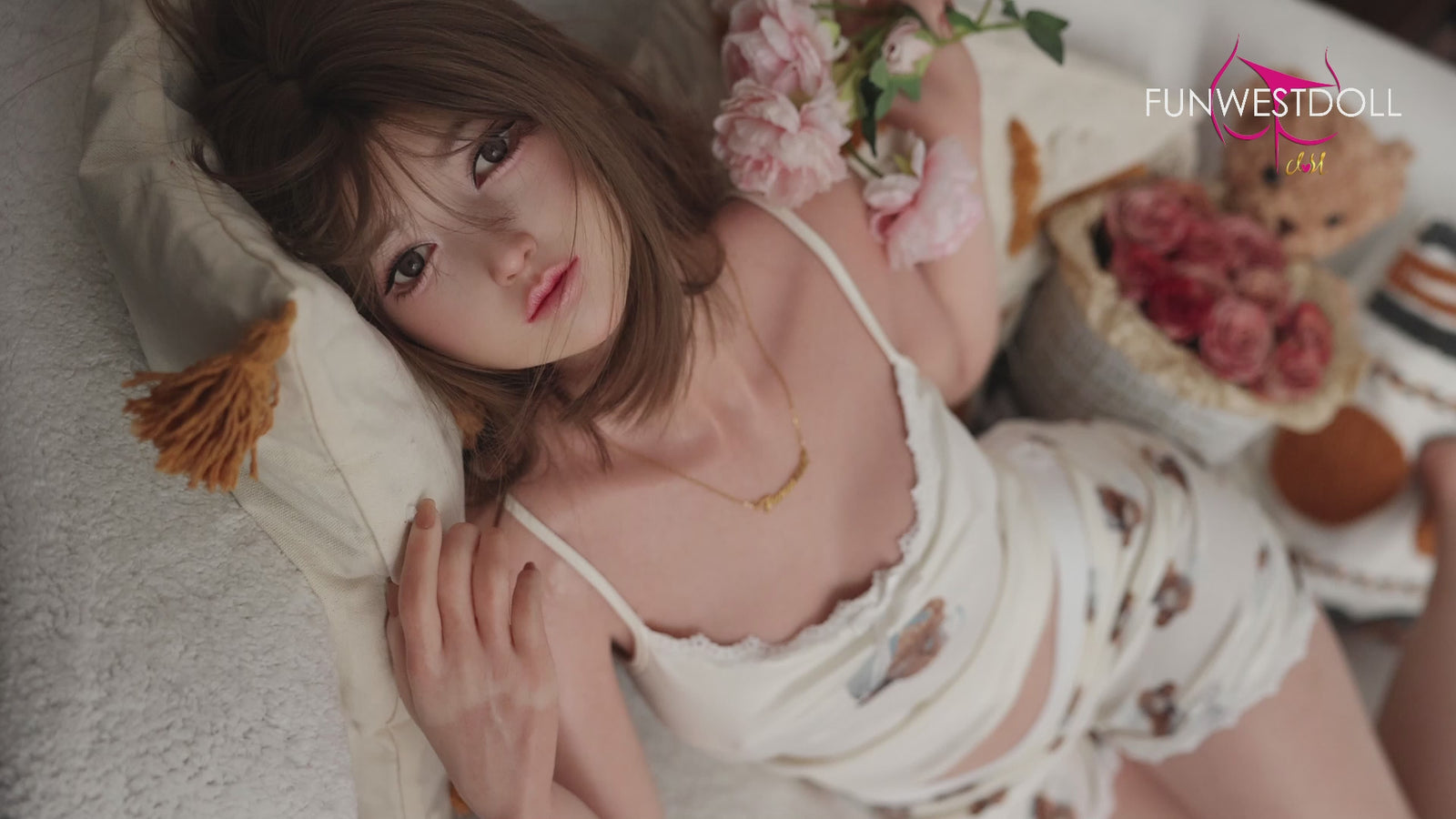 Amy sekspop (FunWest Doll 159 cm A-cup #041S siliconen)