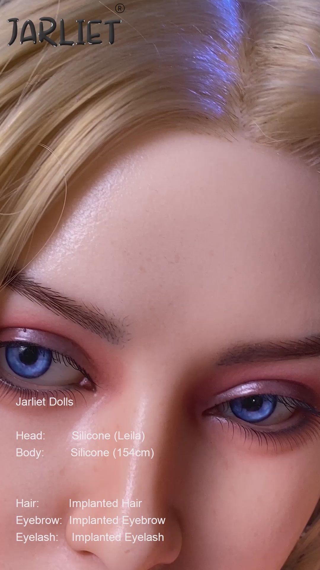 Leila sekspop (Jarliet 154 cm C-cup siliconen)