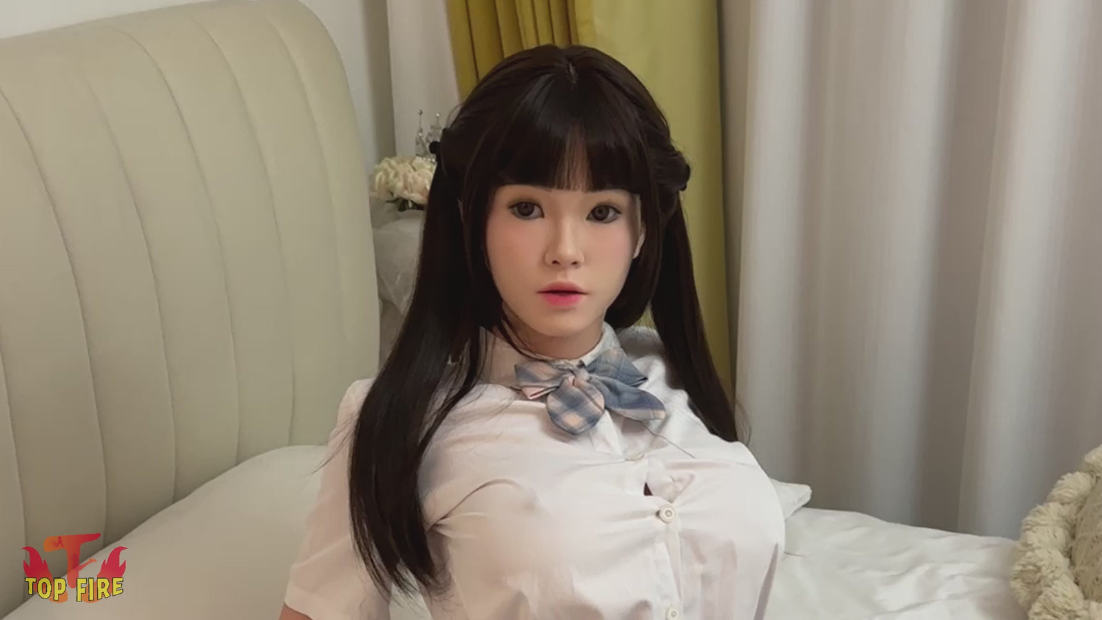 Sharon-sekspop (Top Fire Doll 158 cm D-cup T28 siliconen)