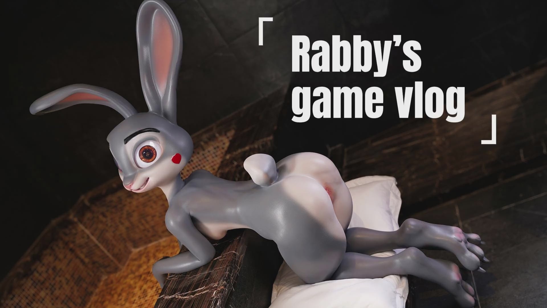 Judy the Rabbit Sex Doll (Dolls Castle 168 cm a-cup siliconen)