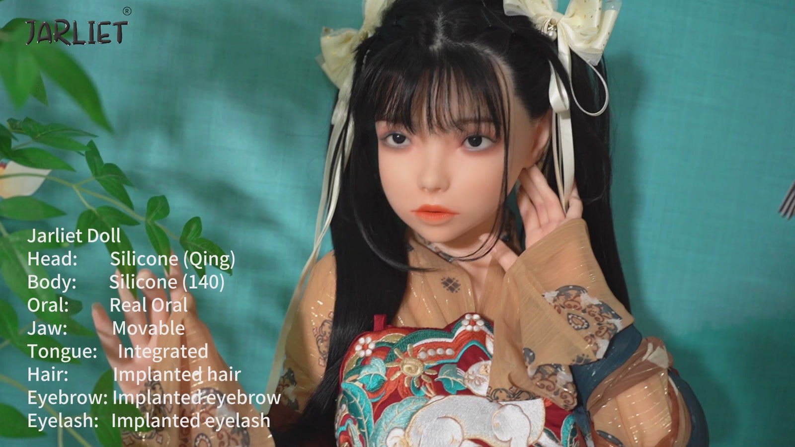 Qing 2 sekspop (Jarliet 140 cm C-cup siliconen)