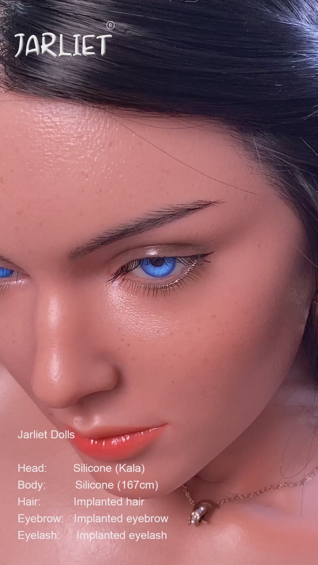 Kale sekspop (Jarliet 167 cm B-cup siliconen)