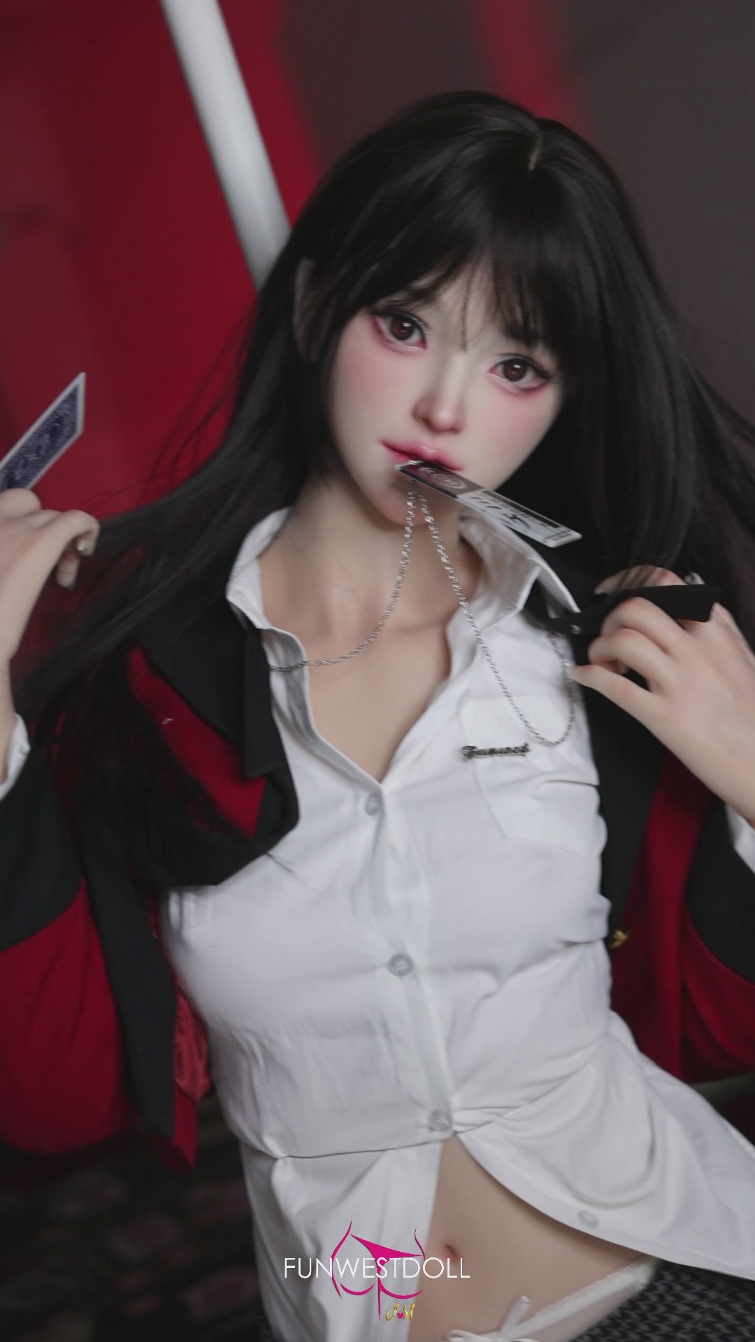 Yumeko Jabami Sex Doll (FunWest Doll 159cm A-Cup #038S Silicone)