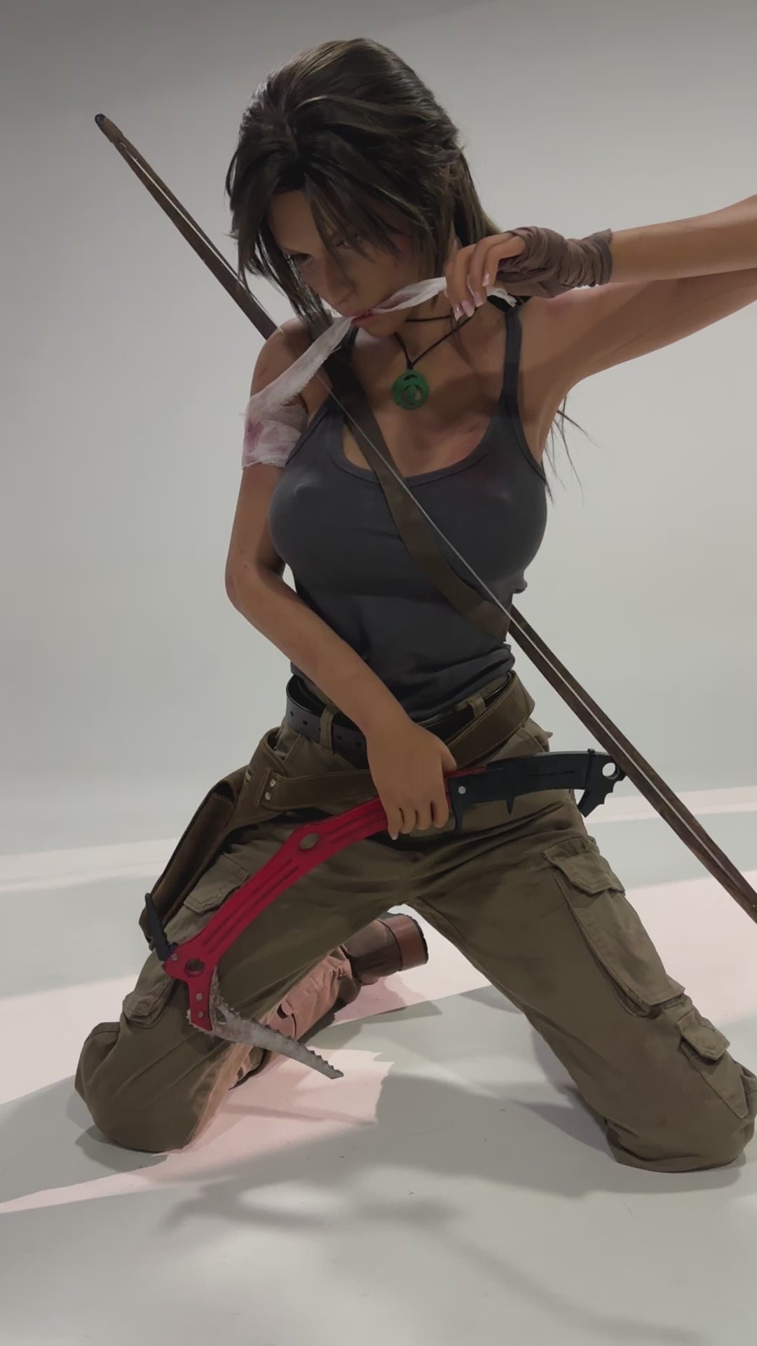 Lara Croft Sex Doll (Game Lady 166 cm e-cup nr. 20 siliconen)
