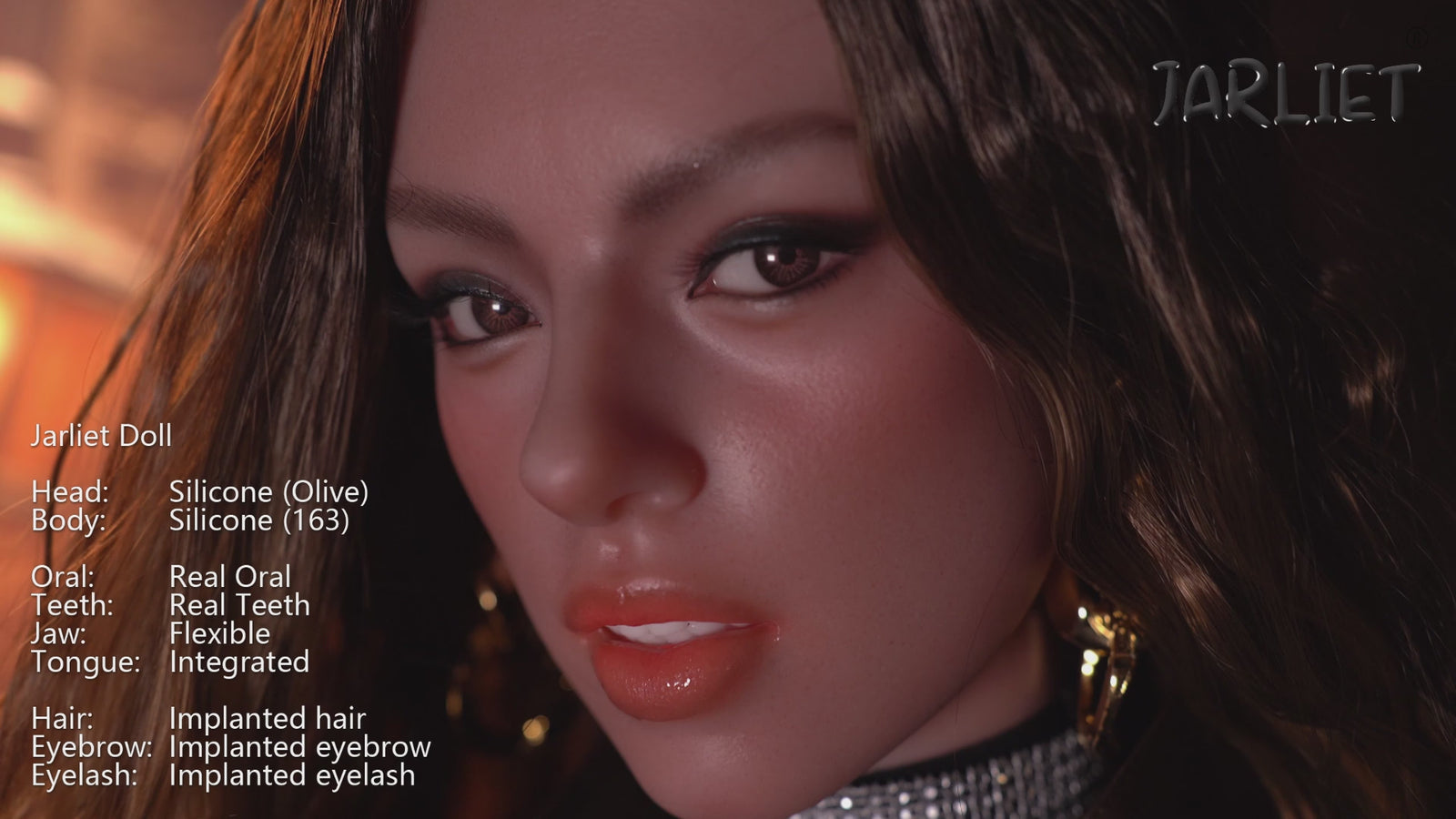 Olijf sekspop (Jarliet 163 cm D-cup siliconen)