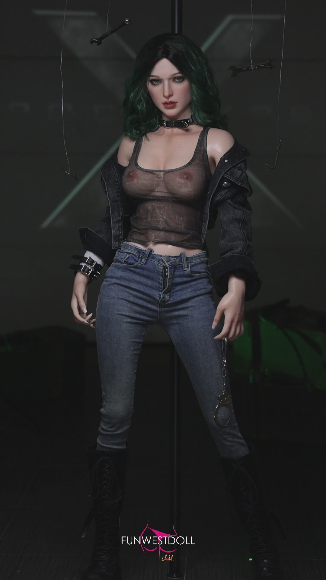 Alexa-sekspop (FunWest Doll 157 cm D-cup #045S siliconen)