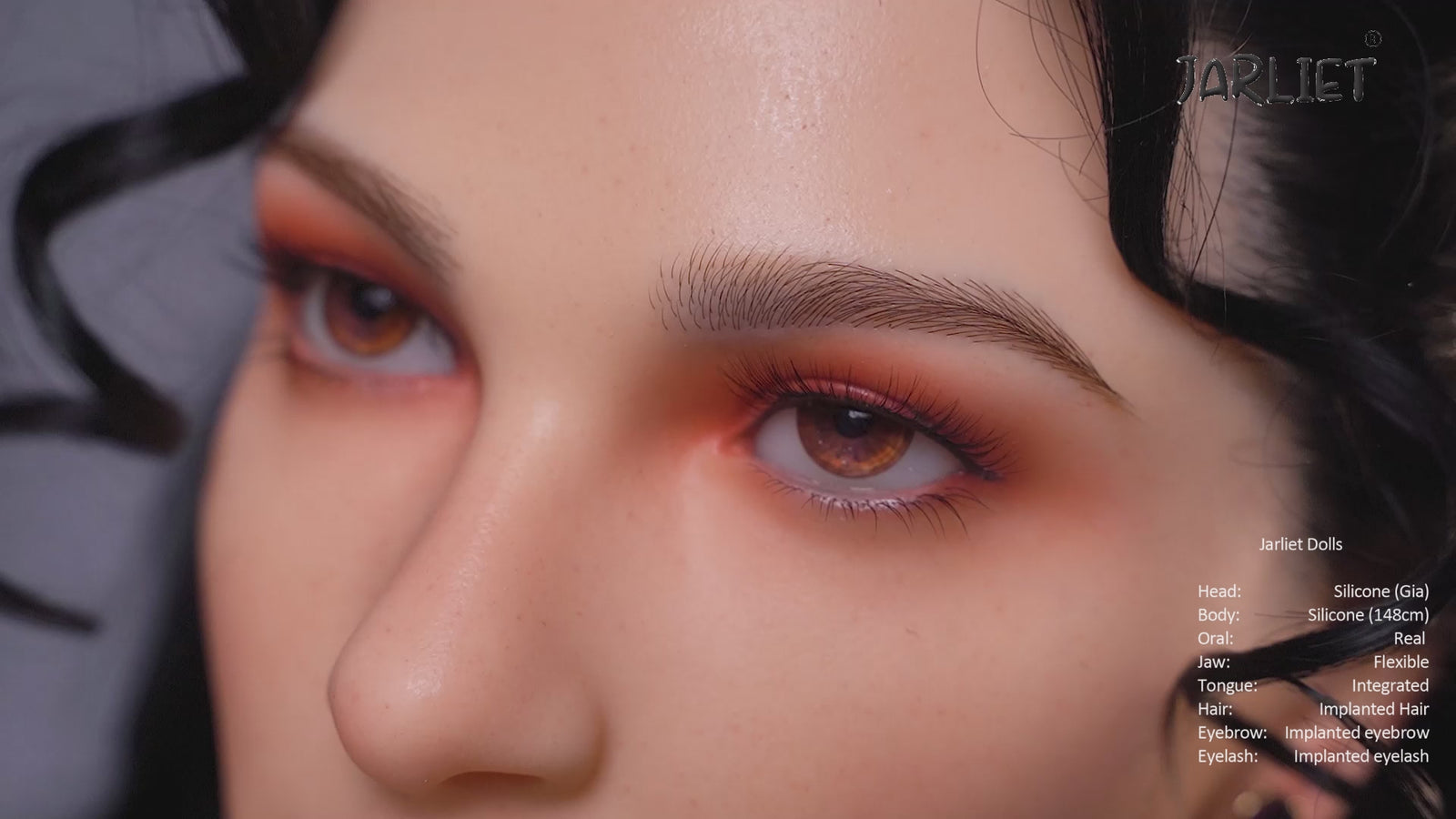 Gia-sekspop (Jarliet 148 cm E-cup siliconen)