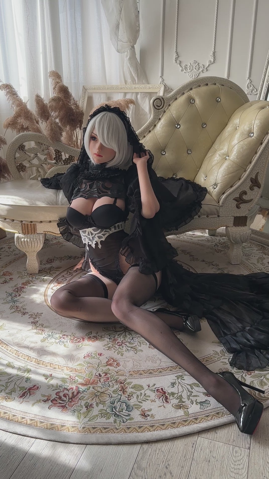 Yorha 2B Sex Doll (Game Lady 171cm e-cup nr. 18 siliconen)