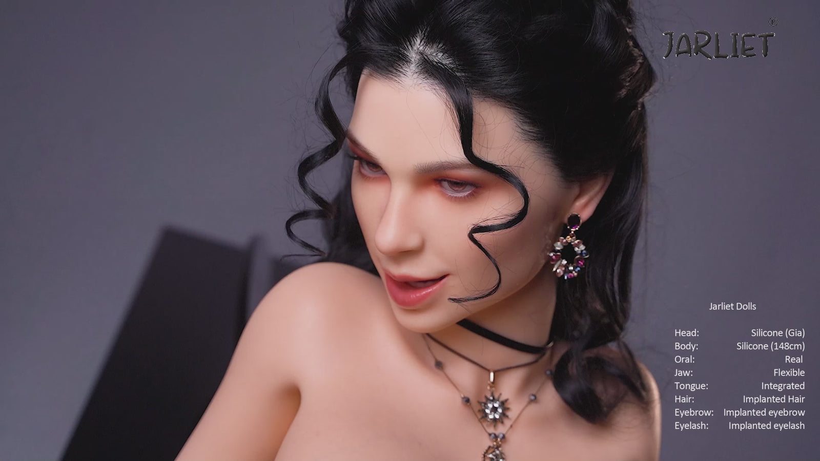 Gia-sekspop (Jarliet 148 cm E-cup siliconen)
