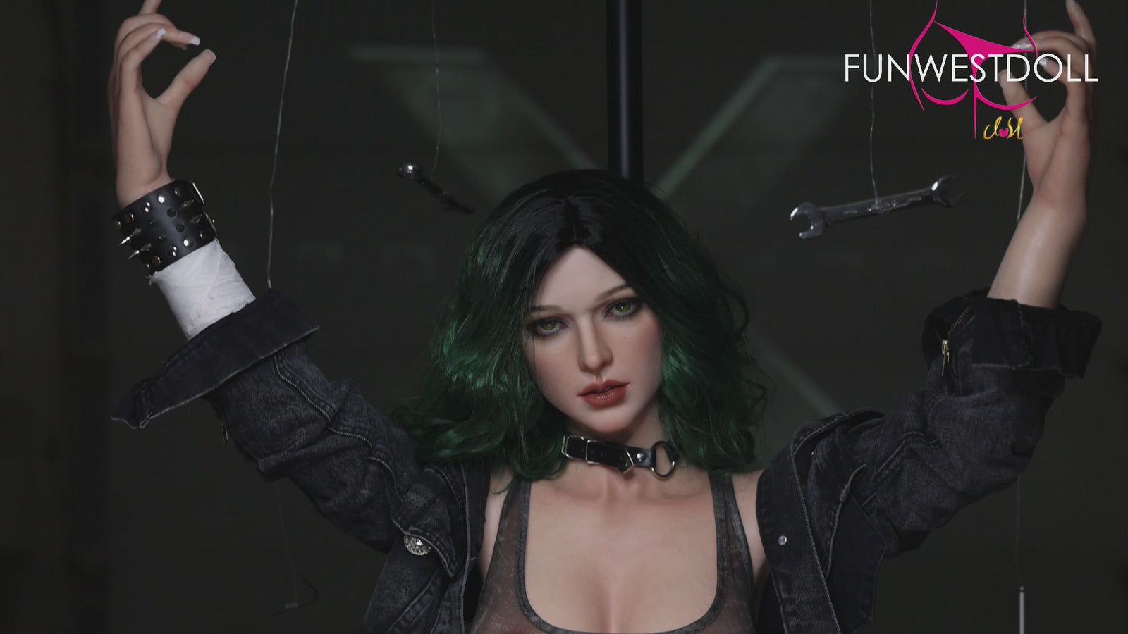 Alexa-sekspop (FunWest Doll 157 cm D-cup #045S siliconen)