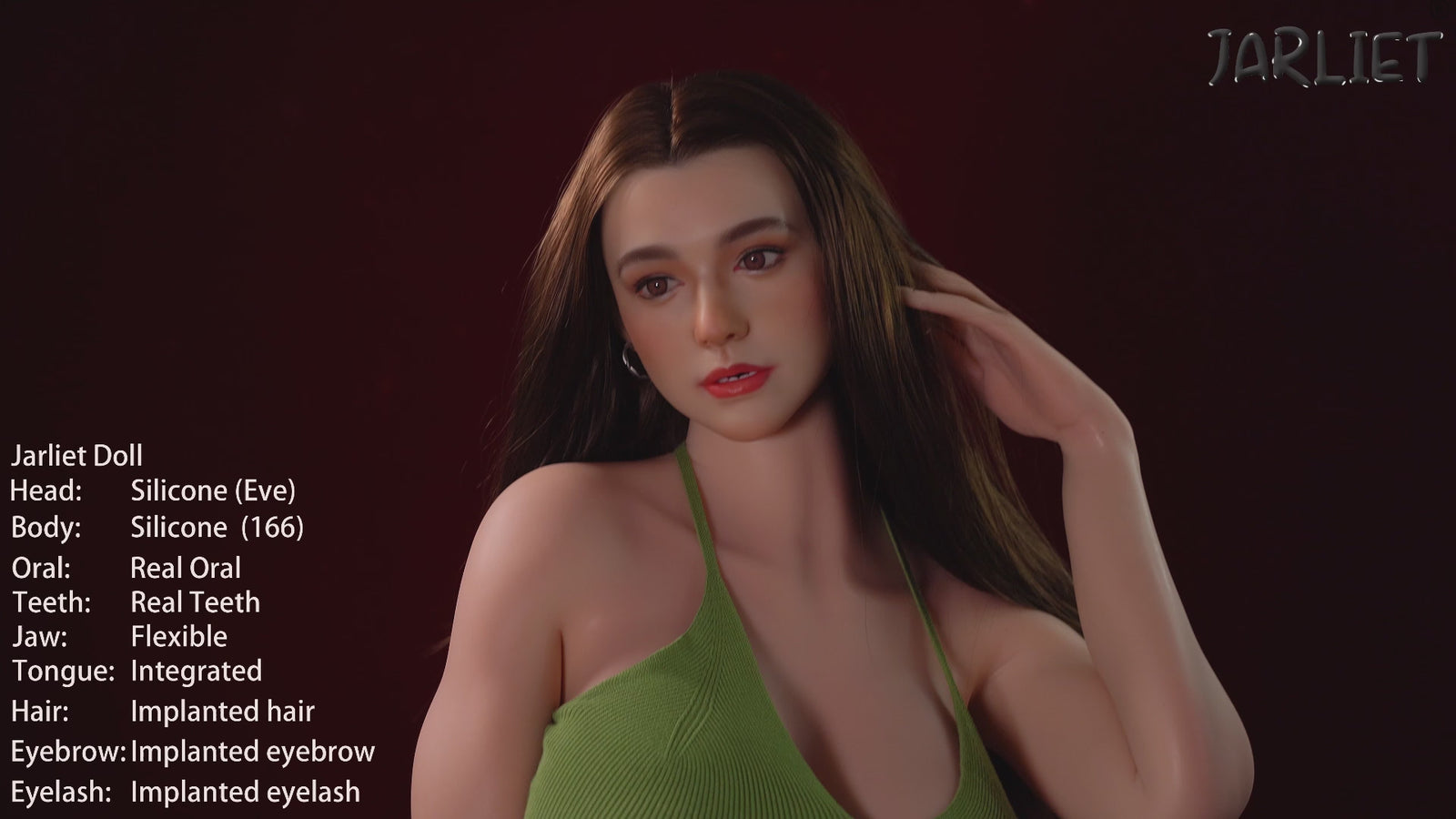 Eva sekspop (Jarliet 163 cm E-cup siliconen)