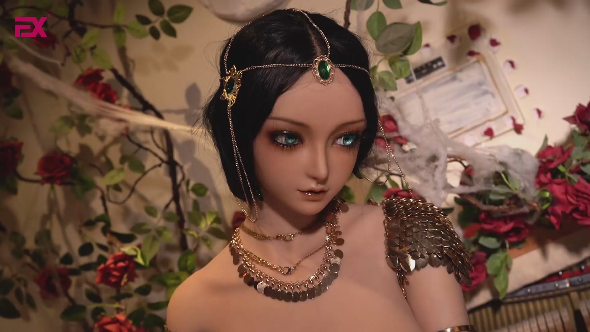 Faye-sekspop (EXDoll 166cm G-Cup #Ukiyo-E siliconen)