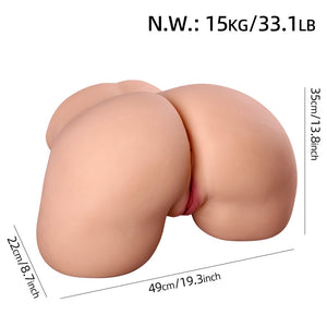 Butt extra grote curvy (EL-Doll Heup 124cm tpe) EXPRESS