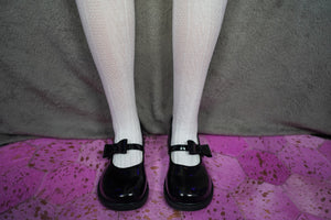Schoenen voor sekspop (zwart, vernis)