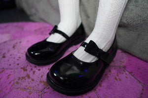 Schoenen voor sekspop (zwart, vernis)