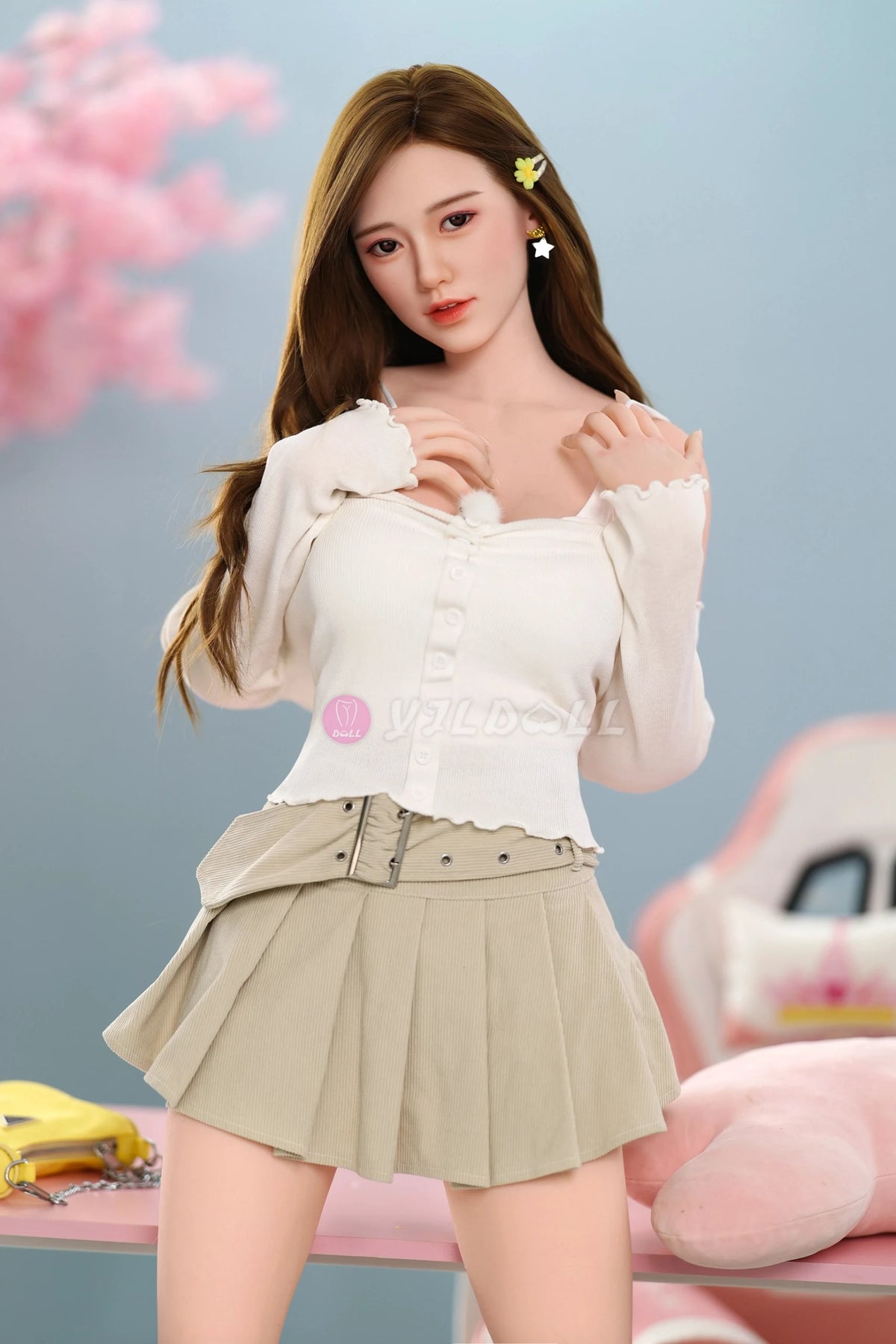 Lange Li-sekspop (YJL Doll 170 cm D-cup #807 TPE+siliconen)
