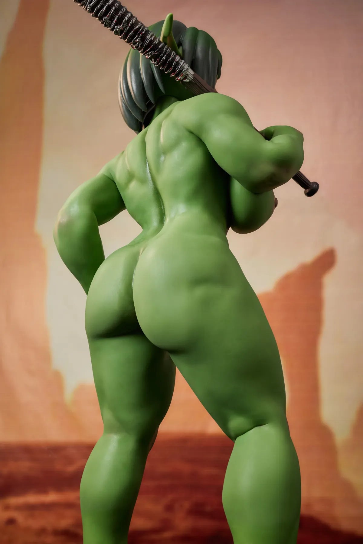Barza Orc-sekspop (Climax Doll Ultra 120 cm J-cup siliconen)