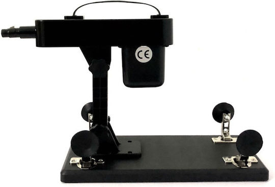 Compacte en krachtige seksmachine met verstelbare hoek (met zuigpluggen)