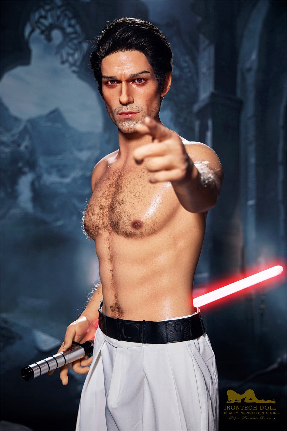 Luke mannelijke sekspop (Irontech Doll 170 cm M5 siliconen)