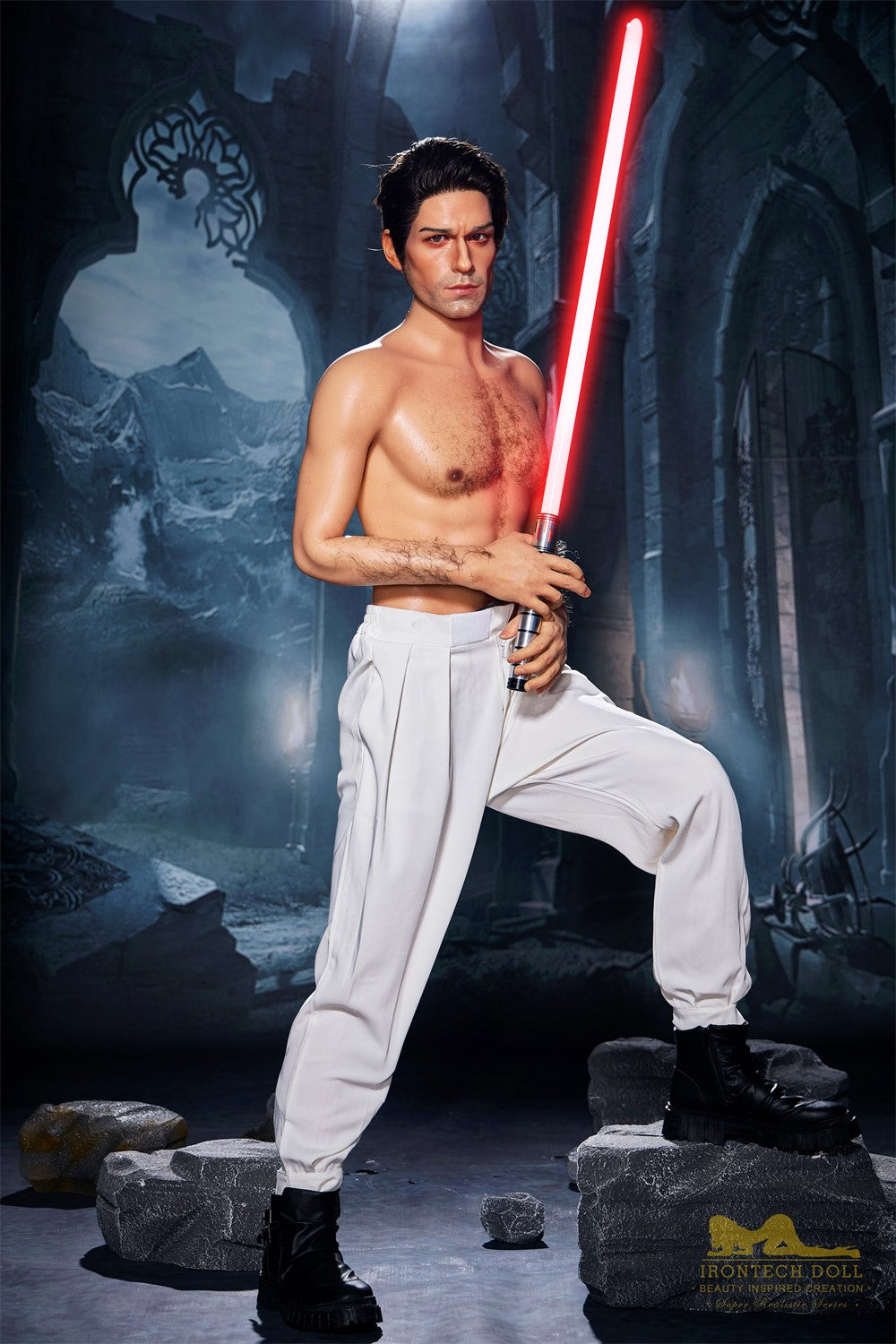 Luke mannelijke sekspop (Irontech Doll 170 cm M5 siliconen)