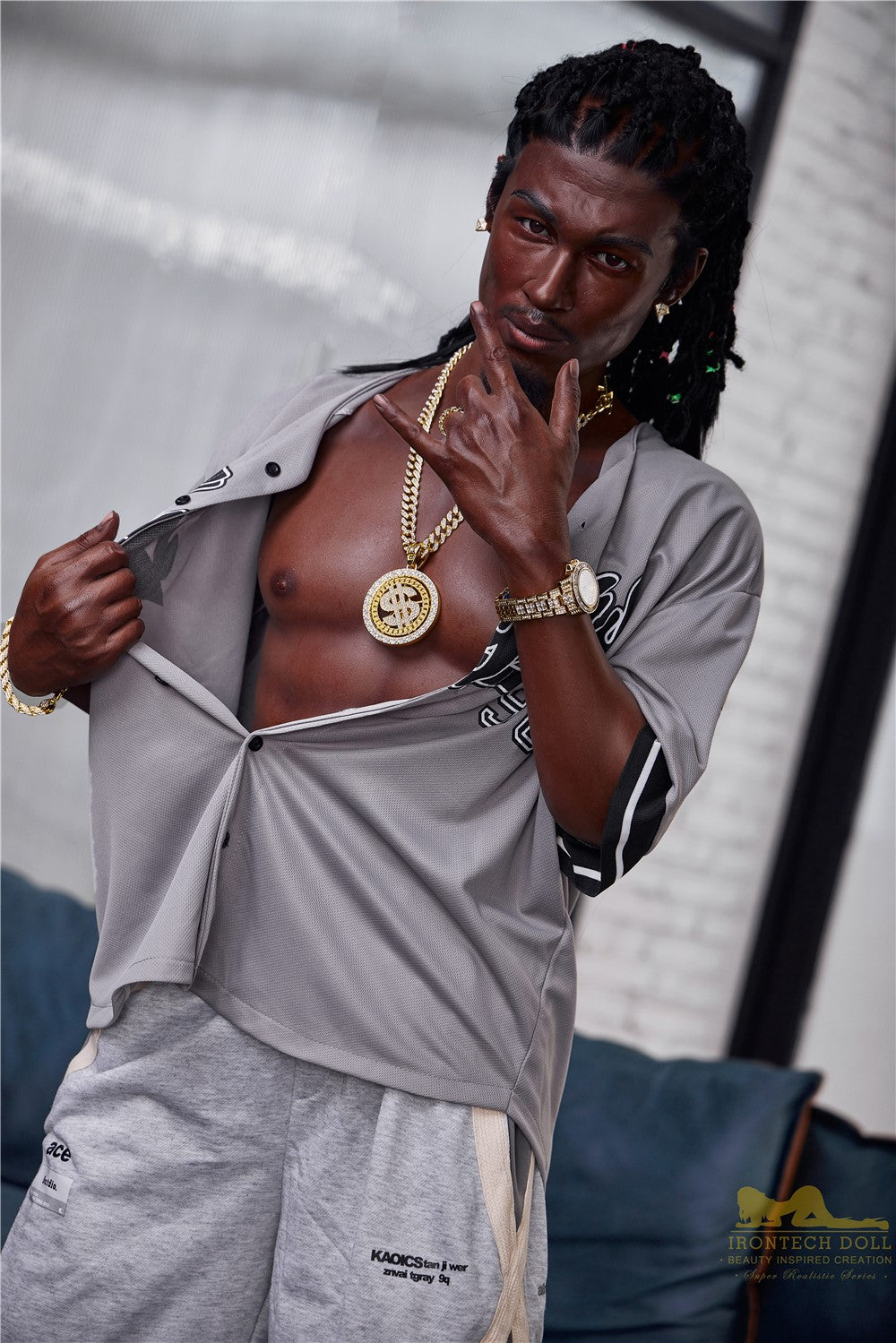 Bill mannelijke sekspop (Irontech Doll 170 cm M7 siliconen)