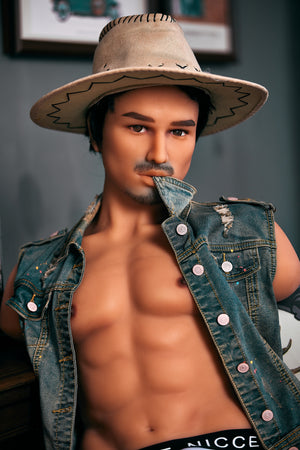 Kelvin mannelijke torso sex pop (Irontech Doll 100 cm #203 tpe)