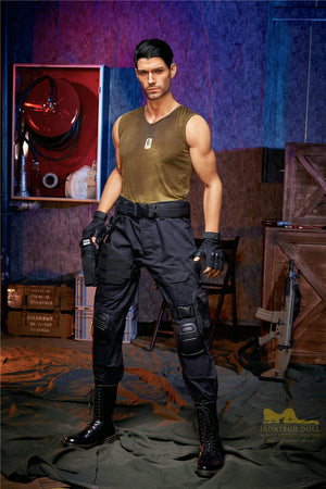 Thomas 'mannelijke sekspop (Irontech Doll 176cm M5 Silicone)