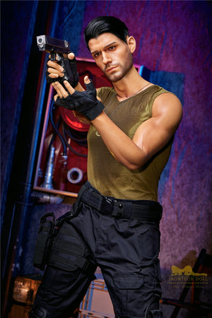 Thomas 'mannelijke sekspop (Irontech Doll 176cm M5 Silicone)