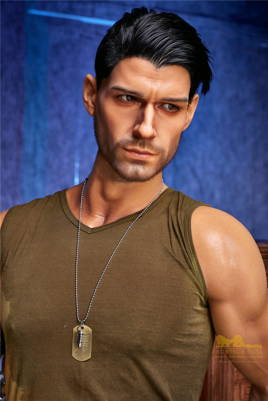 Thomas 'mannelijke sekspop (Irontech Doll 176cm M5 Silicone)