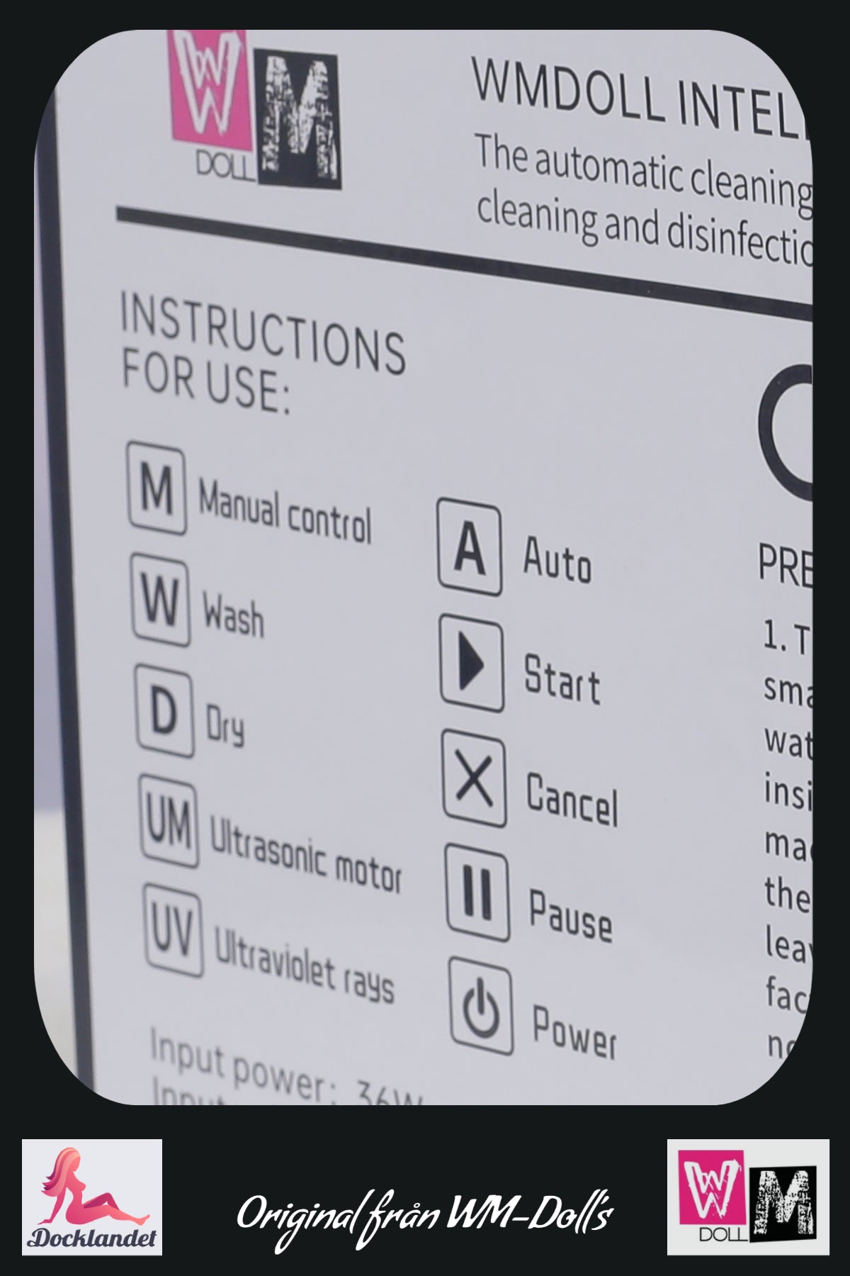 Intelligent cleaning machine (WM-Doll)